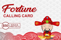 Fortune Phone Card $50 - International Calling Cards