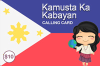 Kamusta Ka Kabayan Phone Card 10$ - International Calling Cards