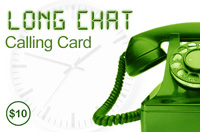 Long Chat Calling Card $10 - International Calling Cards